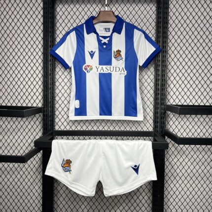 Kids Real Sociedad 2024/25 Home Kit