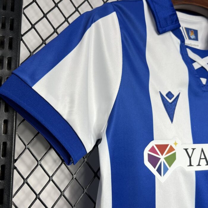 Kids Real Sociedad 2024/25 Home Kit 4