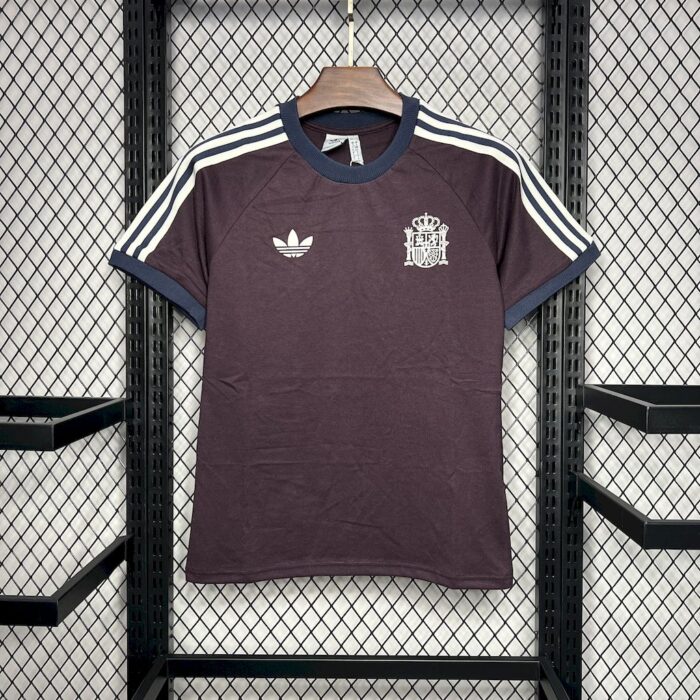 Mens Spain 2024/25 Retro Style Jersey 2