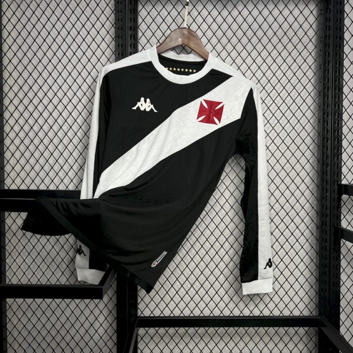 Mens Vasco Da Gama 2024/25 Home Long Sleeve Jersey 2