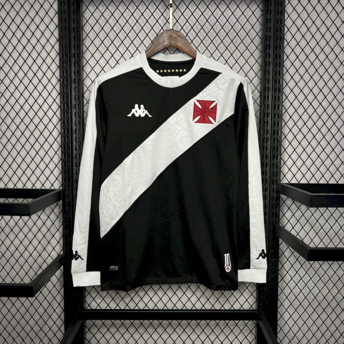 Mens Vasco Da Gama 2024/25 Home Long Sleeve Jersey 7