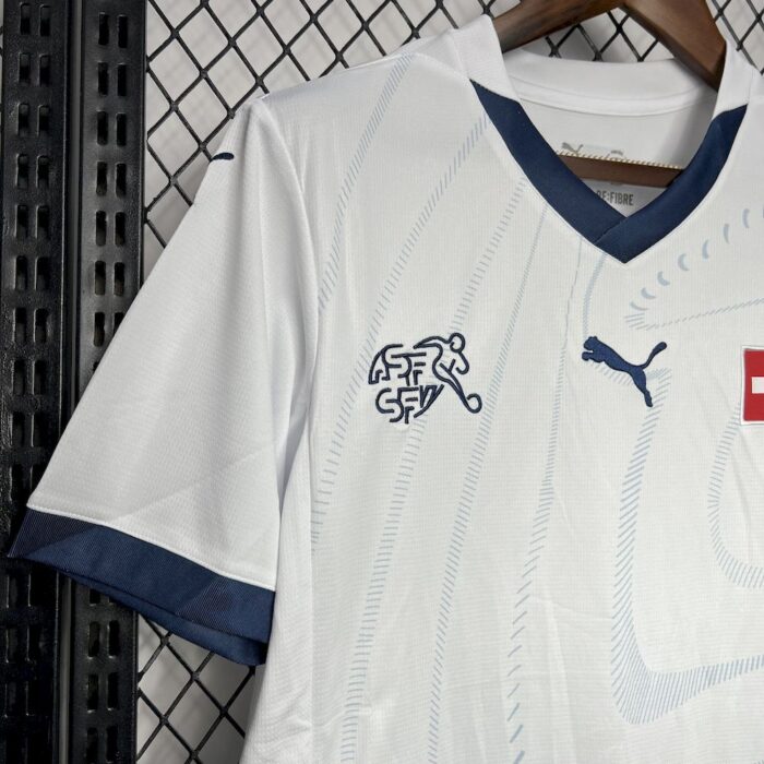 Mens Switzerland 2024/25 Away Jersey 4