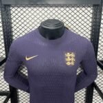 Mens England 2024/25 Away Long Sleeve Jersey Player Version 1