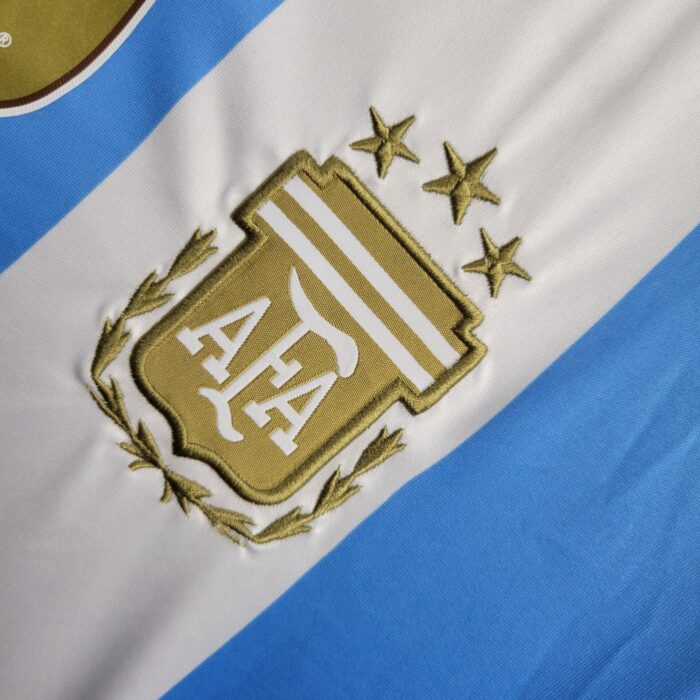 Mens Argentina 2024/25 Home Long Sleeve Jersey 3