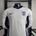Mens England 2024/25 Home Long Sleeve Jersey Player Version 1