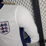 Mens England 2024/25 Home Long Sleeve Jersey Player Version 7