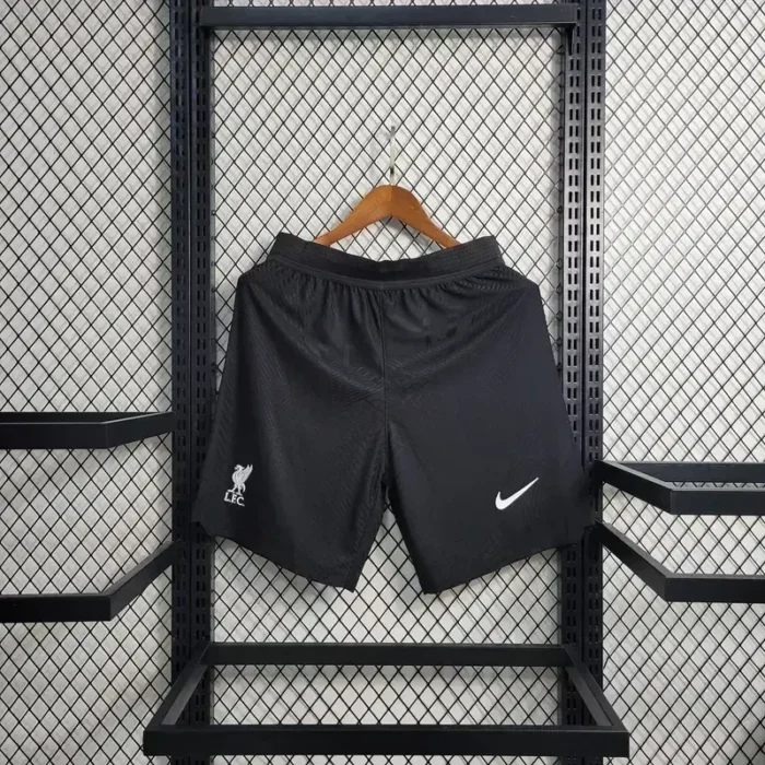 Mens Liverpool 2023/24 Black Shorts – Player Version 4