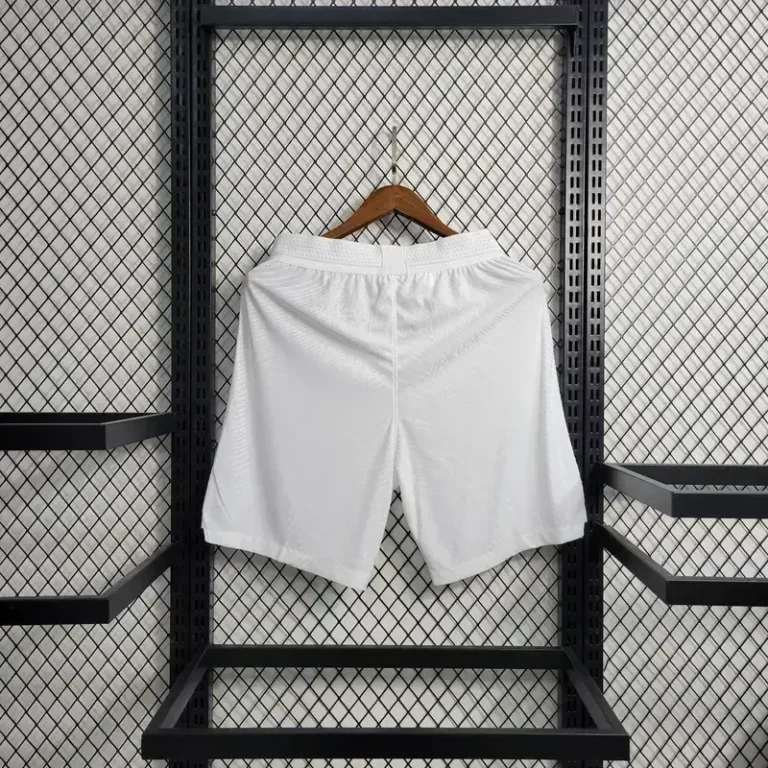 Mens Paris Saint-Germain 2023/24 White Shorts – Player Version 1