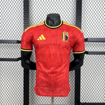 Mens Belgium 2026 World Cup Home Jersey Player Version 12