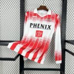 Retro AS Cannes 1991/92 Home Long Sleeves Jersey 8