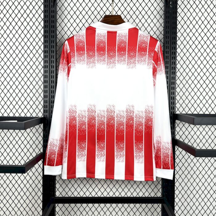 Retro AS Cannes 1991/92 Home Long Sleeves Jersey 1