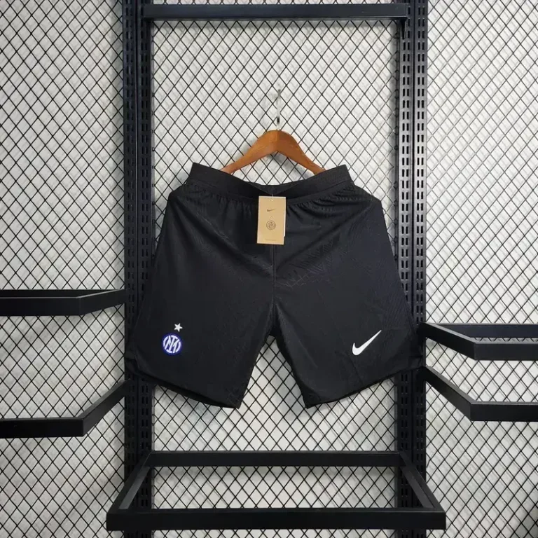 Mens Inter Milan 2023/24 Black Shorts – Player Version 4