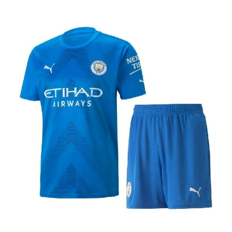 Kids Manchester City 2022/23 Goalkeeper Kit