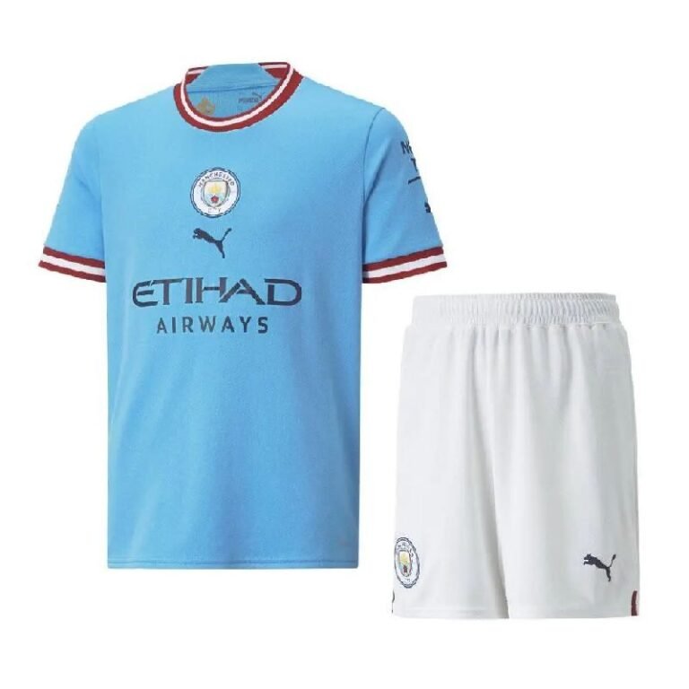 Kids Manchester City 2022/23 Home Kit