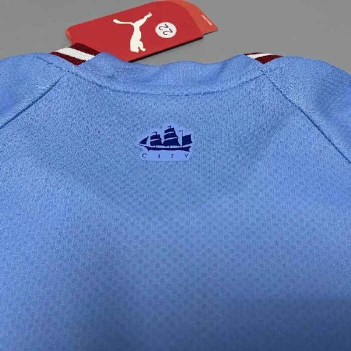 Kids Manchester City 2022/23 Home Kit 4