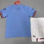 Kids Manchester City 2022/23 Home Kit 6