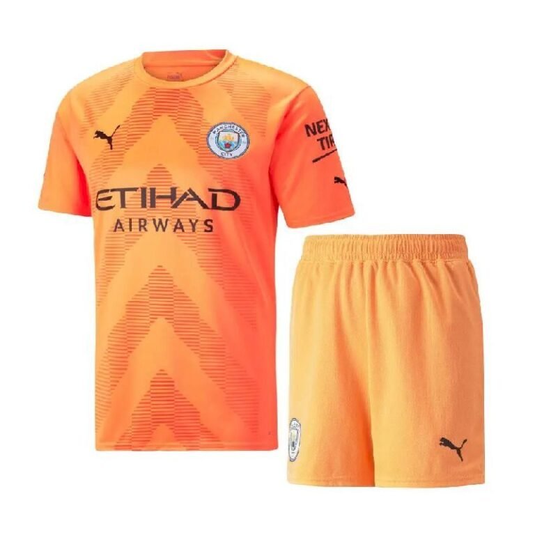 Kids Manchester City 2022/23 Goalkeeper Kit