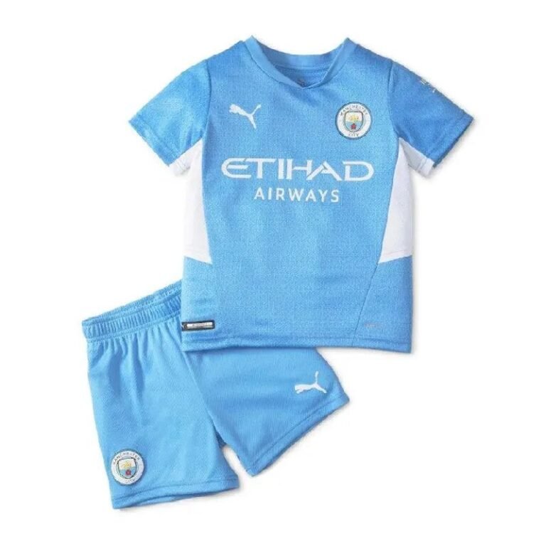 Kids Manchester City 2021/22 Home Kit