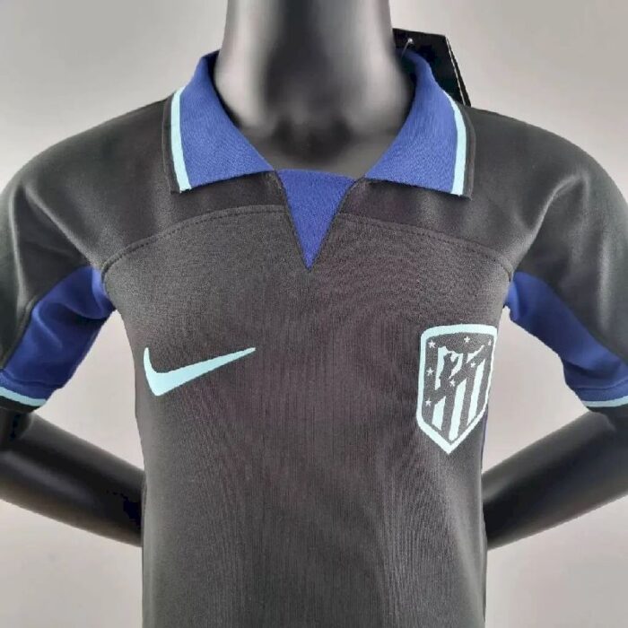Kids Atletico Madrid 2022/23 Away Kit 2