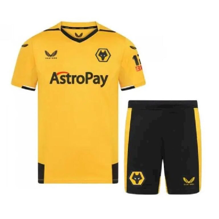 Kids Wolves 2022/23 Home Kit