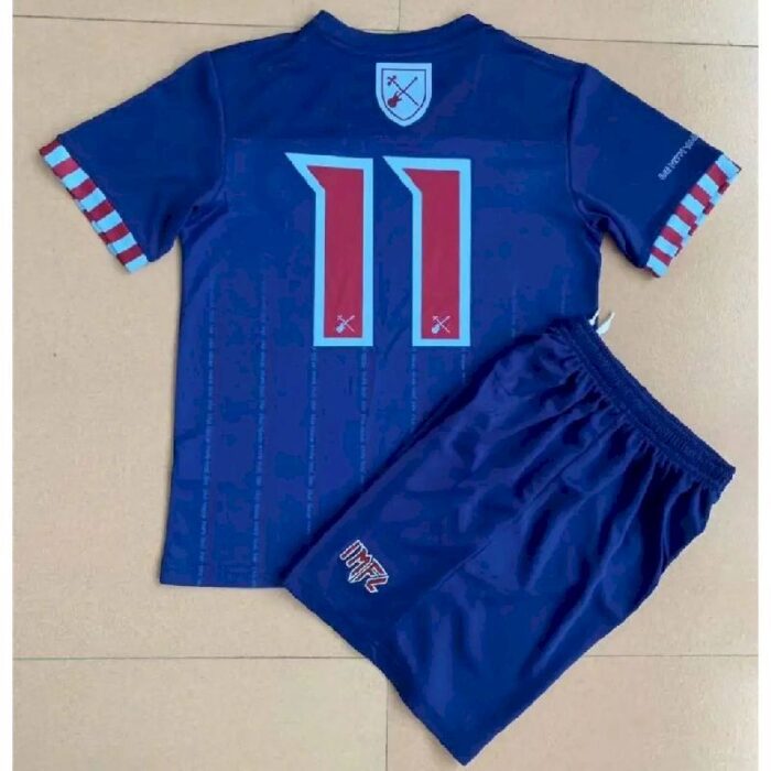 Kids West Ham United 2021 Away Kit 2