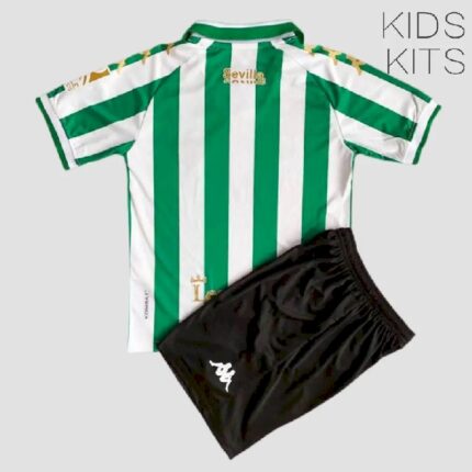 Kids Real Betis 2021/22 Copa Del Rey Final Kit 1