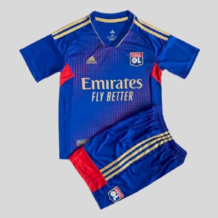 Kids Olympique Lyonnais 2022/23 Fourth Kit 2