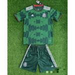 Kids Mexico 2021 Home Kit – Green
