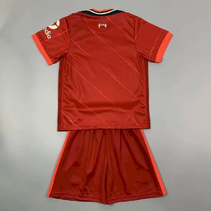 Kids Liverpool 2021/22 Home Kit 4