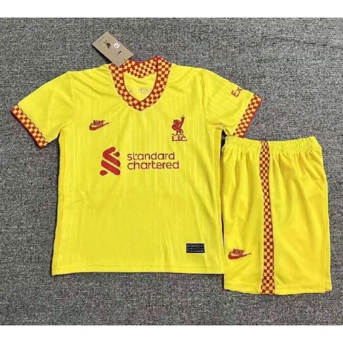 Kids Liverpool 2021/22 Third Kit 2