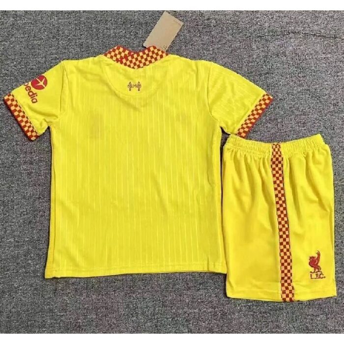 Kids Liverpool 2021/22 Third Kit 3
