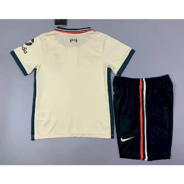 Kids Liverpool 2021/22 Away Kit 4