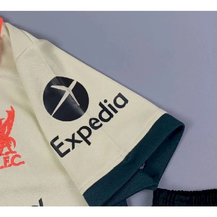 Kids Liverpool 2021/22 Away Kit 5