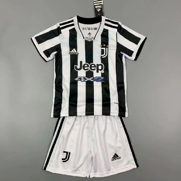 Kids Juventus 2021/22 Home Kit 2
