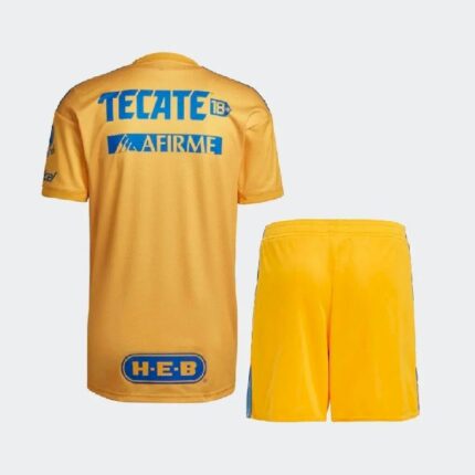 Kids Tigres UANL 2022/23 Home Kit 1