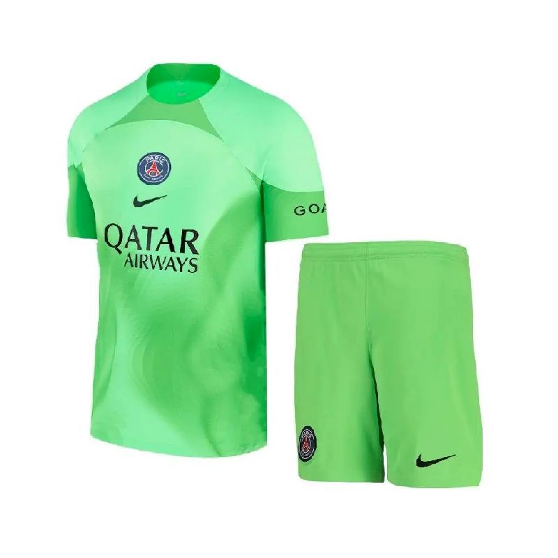 Paris-Saint-Germain-202223-Goalkeeper-Kids-Jersey-And-Shorts-Kit-47477.jpg Kids Paris Saint-Germain 2022/23 Goalkeeper Kit