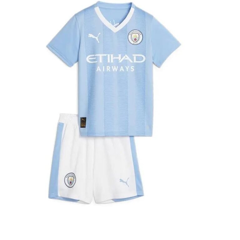 Kids Manchester City 2023/24 Home Kit