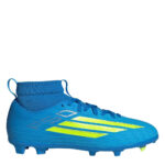 adidas F50 Junior Firm Ground Football Boots – Blue/Yellow