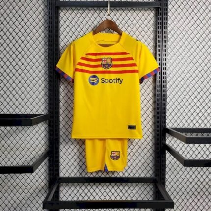 Kids Barcelona 2022/23 4th Away Kit