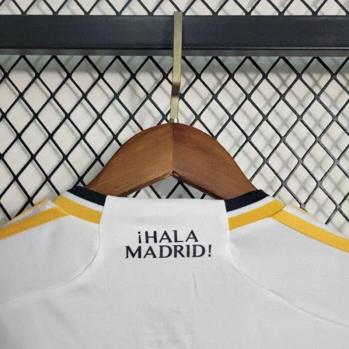 Kids Real Madrid 2023/24 Home Long Sleeve Kit 5
