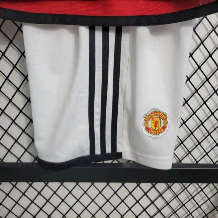 Kids Manchester United 2023/24 Home Long Sleeve Kit 3