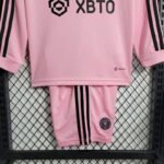 Kids Inter Miami CF 2022/23 Home Long Sleeve Kit 6