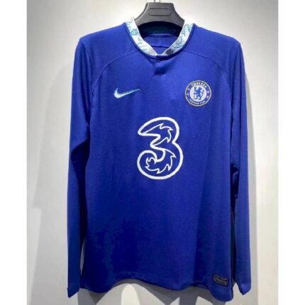 Mens Chelsea 2022/23 Home Long Sleeve Jersey