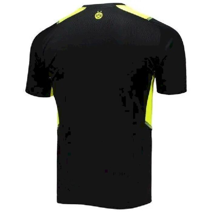 Mens Borussia Dortmund 2021/22 Raglan Pre-Match Jersey – Black 2