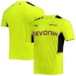 Mens Borussia Dortmund 2021/22 Raglan Pre-Match Jersey – Yellow