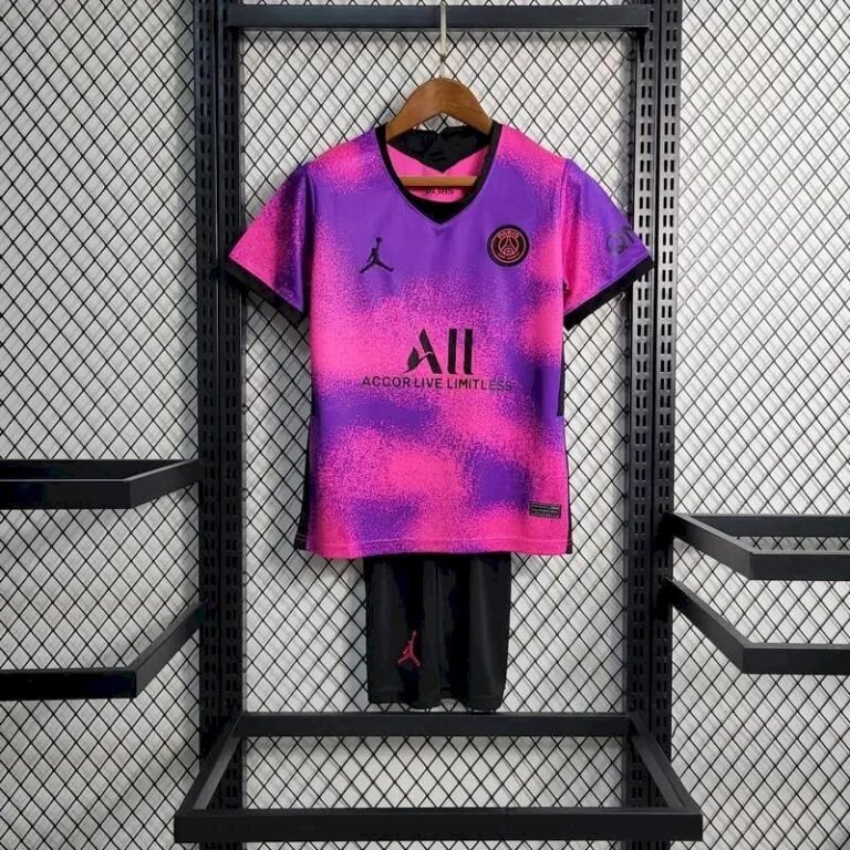 Kids Paris Saint-Germain 2020/21 Fourth Kit