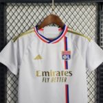 Kids Olympique Lyonnais 2023/24 Home Kit 1