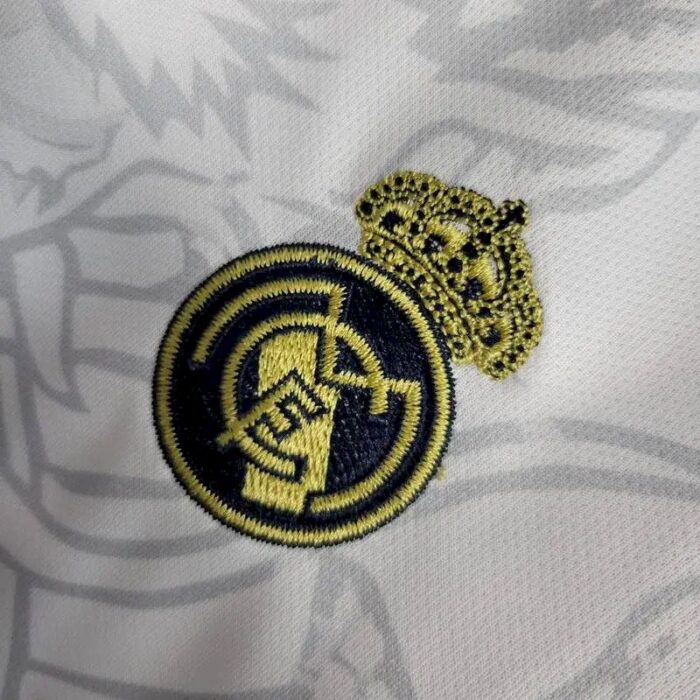 Kids Real Madrid 2022/23 White Dragon Edition Kit 7