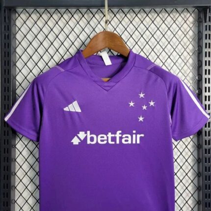 Kids Cruzeiro 2023/24 Purple Kit 1
