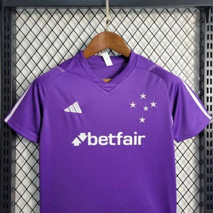Kids Cruzeiro 2023/24 Purple Kit 1